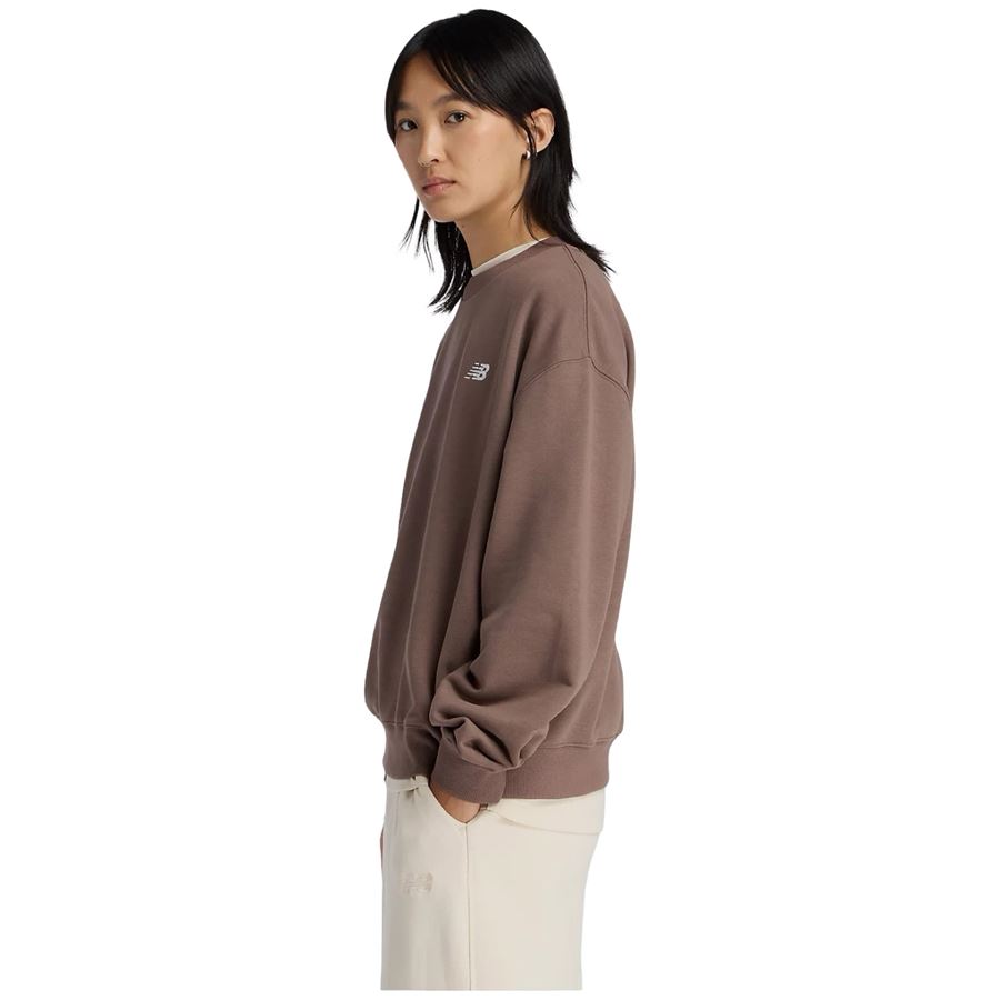Sport Essentials French Terry Crew felpa da donna New Balance | WT41508ABP